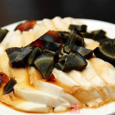 松花拌豆腐 松花拌豆腐