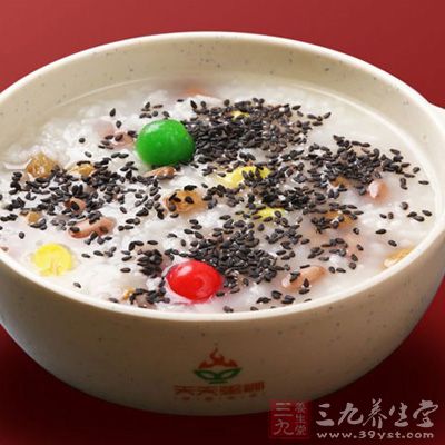 黑芝麻粳米粥 黑芝麻粳米粥
