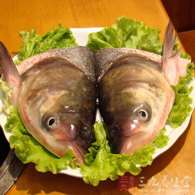 把草魚頭放入砂鍋中大火爆炒,速度勤翻 把草魚頭放入砂鍋中大火爆炒,速度勤翻