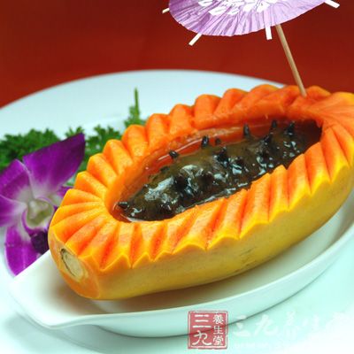 木瓜1個、蜂蜜適量、水適量 木瓜1個、蜂蜜適量、水適量
