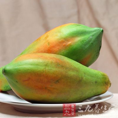 現代醫學發現,木瓜中含有一種酵素,能消化蛋白質 現代醫學發現,木瓜中含有一種酵素,能消化蛋白質