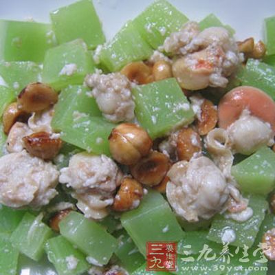 榛仁莴筍扇貝 榛仁莴筍扇貝