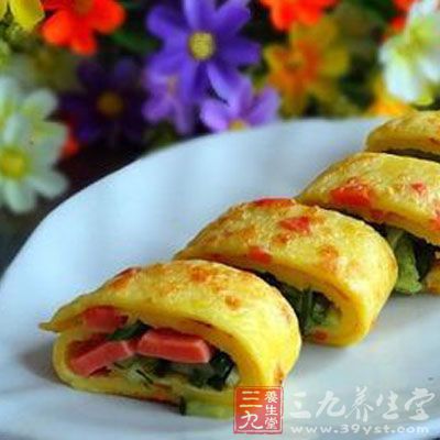 雞蛋2個、番茄半個或1/4個 雞蛋2個、番茄半個或1/4個