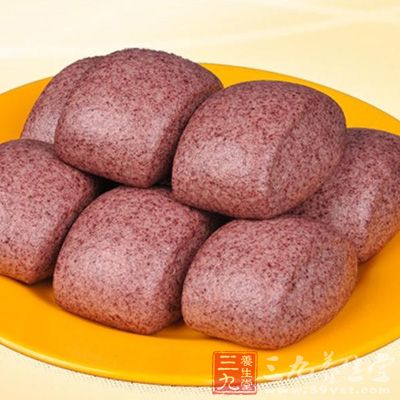 黑米饅頭(黑米面粉150克) 黑米饅頭(黑米面粉150克)