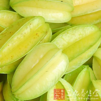 楊桃含有大量的揮發性成分