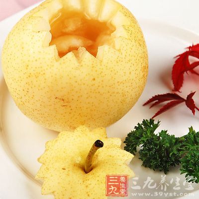 梨有降低血壓和養陰清熱的效果