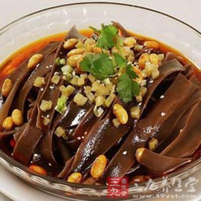 油焯海帶豆