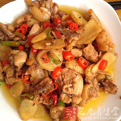 仔姜炒雞美味可口