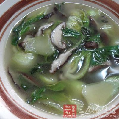 鮮香菇豆腐湯