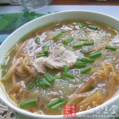 菊花粉絲湯 菊花粉絲湯