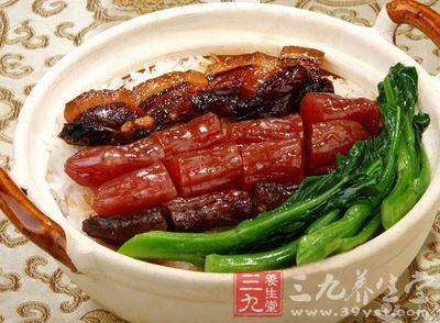噴香臘腸飯