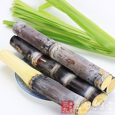 甘蔗，有滋補清熱的作用