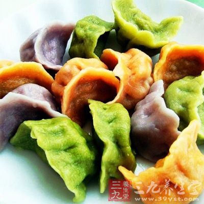 五彩蔬菜餃子