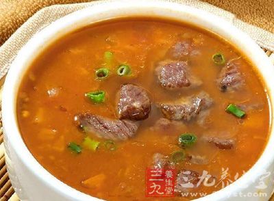 阿膠牛肉湯