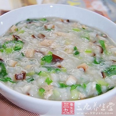 雞肉青菜粥