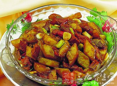 土豆燒牛肉