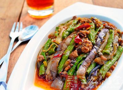 魚香豇豆味道鮮美