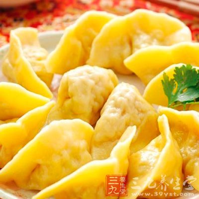 玉米香菇蝦肉餃