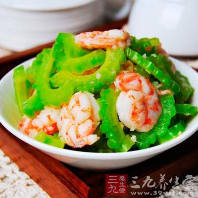 苦瓜拌蝦仁