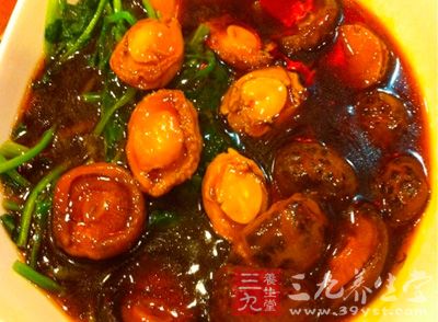 美味的香菇鮑魚