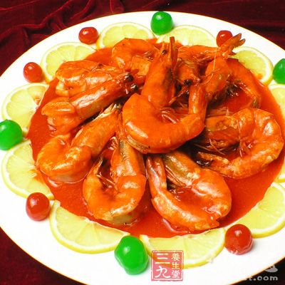 茄汁明蝦