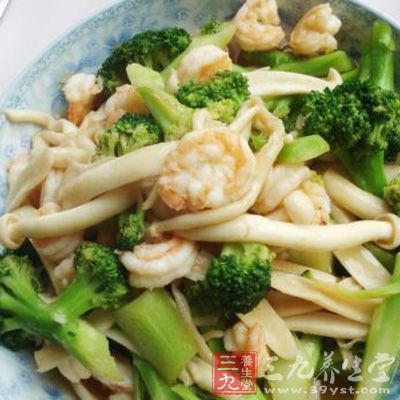 香菇炒西蘭花