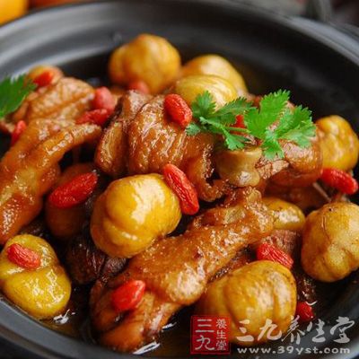 栗子焖羊肉