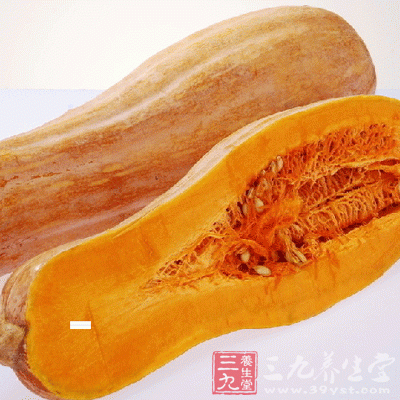 南瓜中的澱粉有一定的其他營養元素，能增強人體的抵抗力