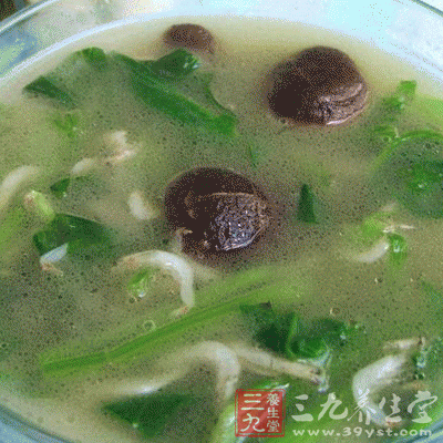 冬菇菠菜減肥湯
