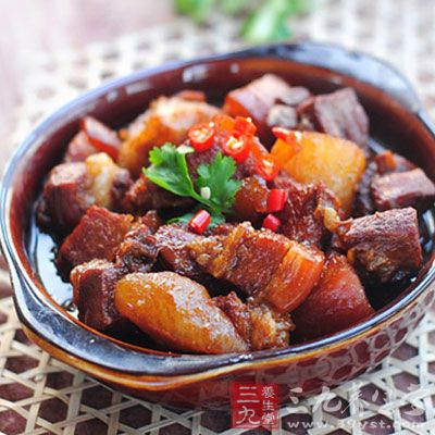 蘿卜紅燒肉