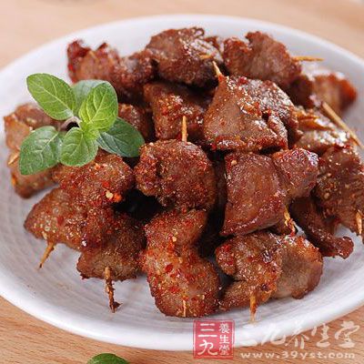 孜然牙簽肉