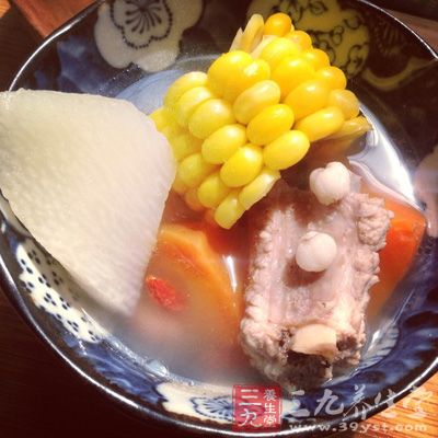 蘿卜玉米山藥湯