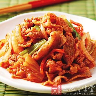 韓式泡菜炒五花肉