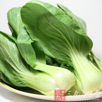 小白菜不但含有豐富的鈣質，還且含有人體所需要的的微量元素