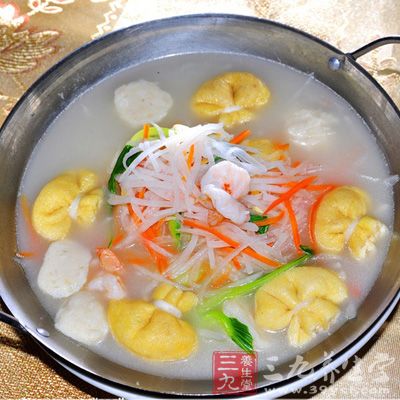 三鮮豆腐火鍋