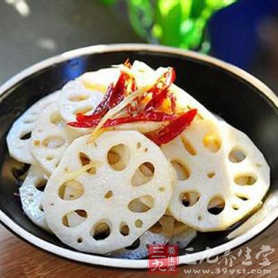 椒油炝藕片