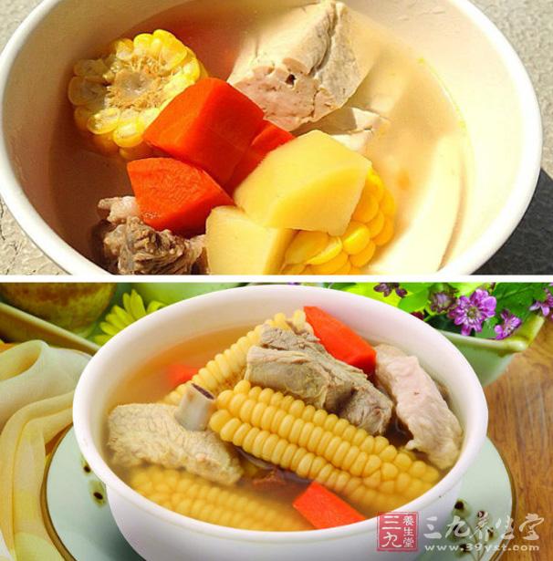 胡蘿卜玉米排骨湯