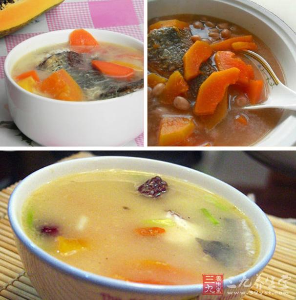 木瓜魚尾花生湯