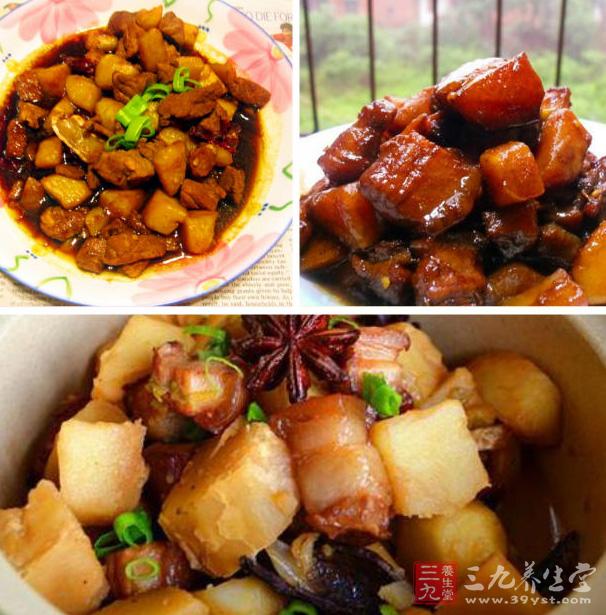 五花肉炖土豆