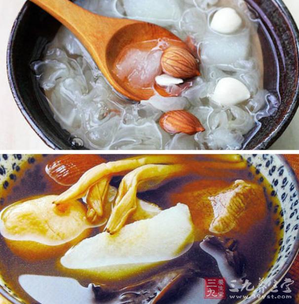 南杏仁雪梨湯