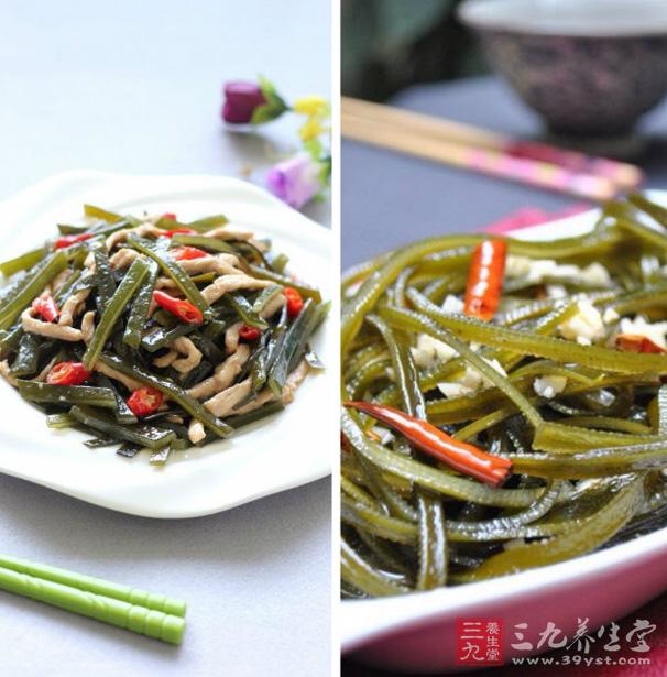 海帶含有的豐富食物纖維可以增加便量,維生素和礦物質能促進腸道蠕動 海帶含有的豐富食物纖維可以增加便量,維生素和礦物質能促進腸道蠕動