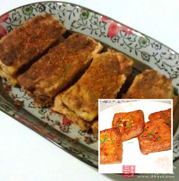 微波烤豆腐 微波烤豆腐