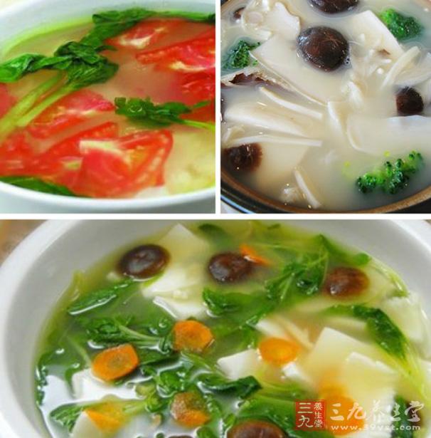 素菜瘦身湯