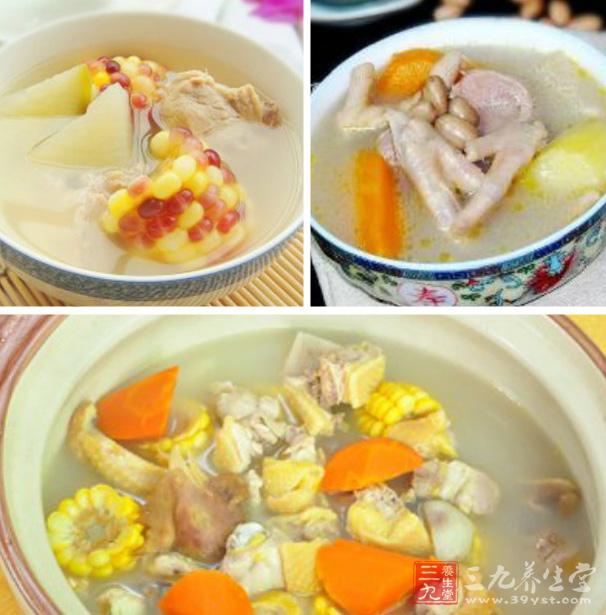 雞腳玉米土豆蘿卜湯