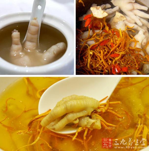 霸王花紅蘿卜雞爪湯