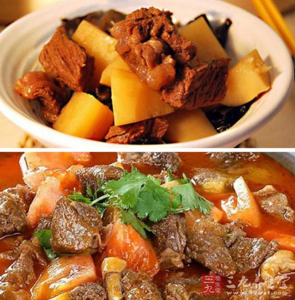 土豆炖牛肉