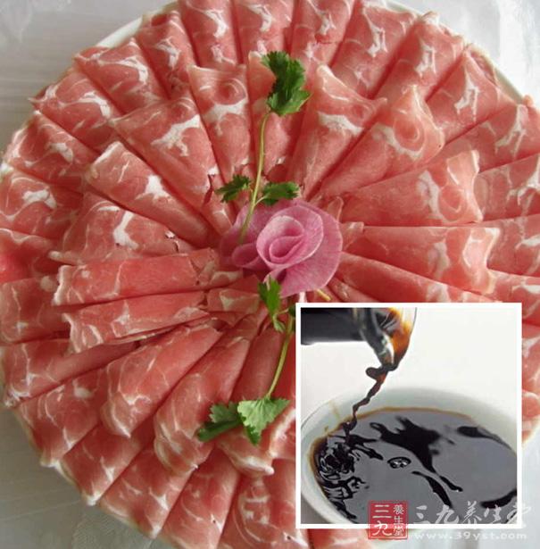 羊肉與醋一起吃
