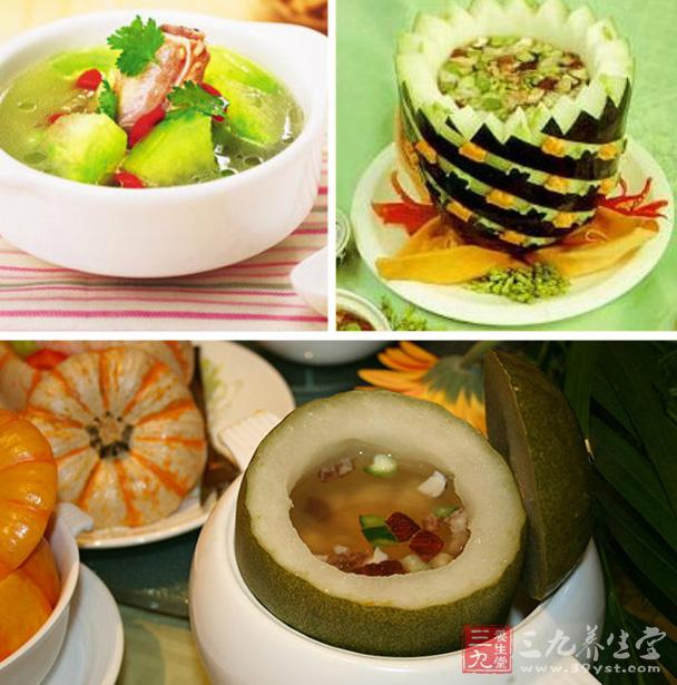 將汁淋在冬瓜盅上面即可