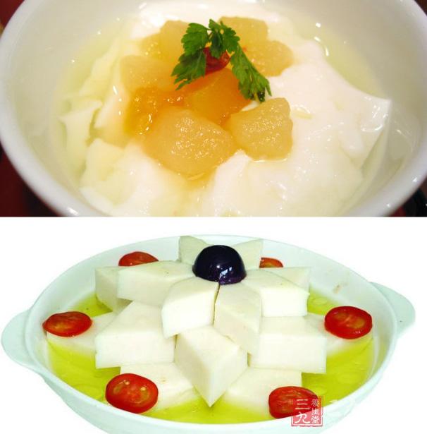 杏仁豆腐是一道老北京傳統甜點