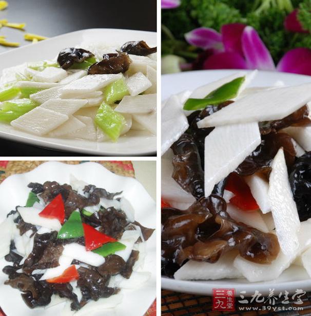 第一款：瘦肉山藥炒木耳